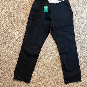 Lands' End Women's Midnight Black Straight Leg Pants